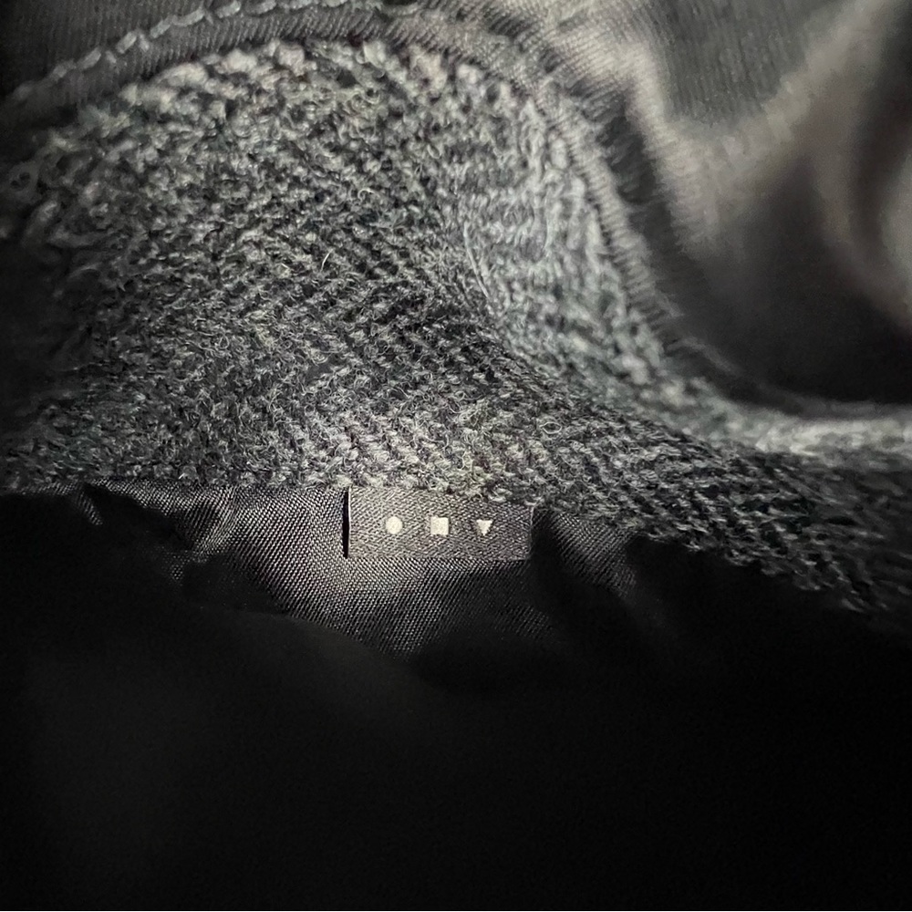 AYR The Casino Blazer Jacket Mens S Herringbone Moon Merino Lambswool Chore Coat - Picture 14 of 14